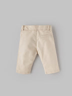 Popees Baby Boy Cotton Pants | Cream |  3-24 Months