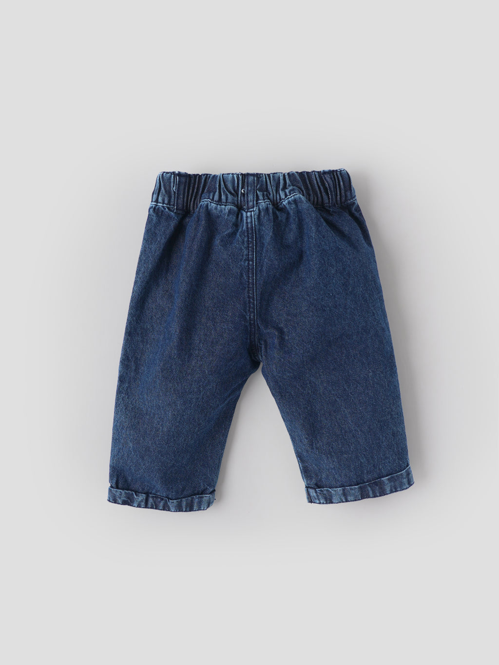 Popees Baby Girls Denim Jeans | Dark Blue | 3-24 Months