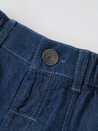 Popees Baby Boys Denim Jeans| Blue| 3-36 Months