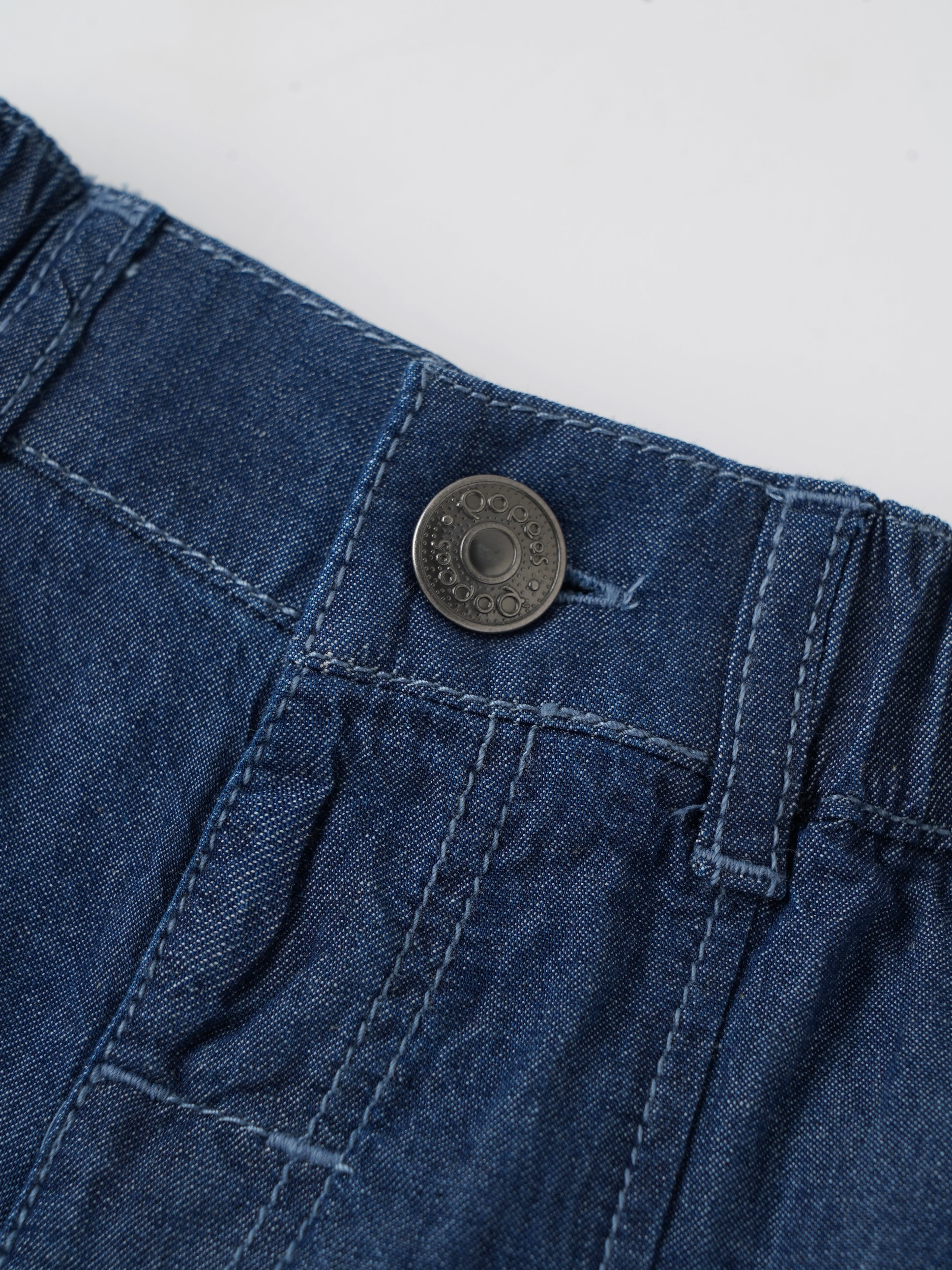 Popees Baby Boys Denim Jeans| Blue| 3-36 Months
