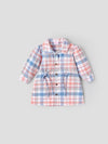 Popees Stylish & Comfy Long-Sleeve Shirt Dress in Soft Cotton Flannel(3-36 Months)for Baby Girls