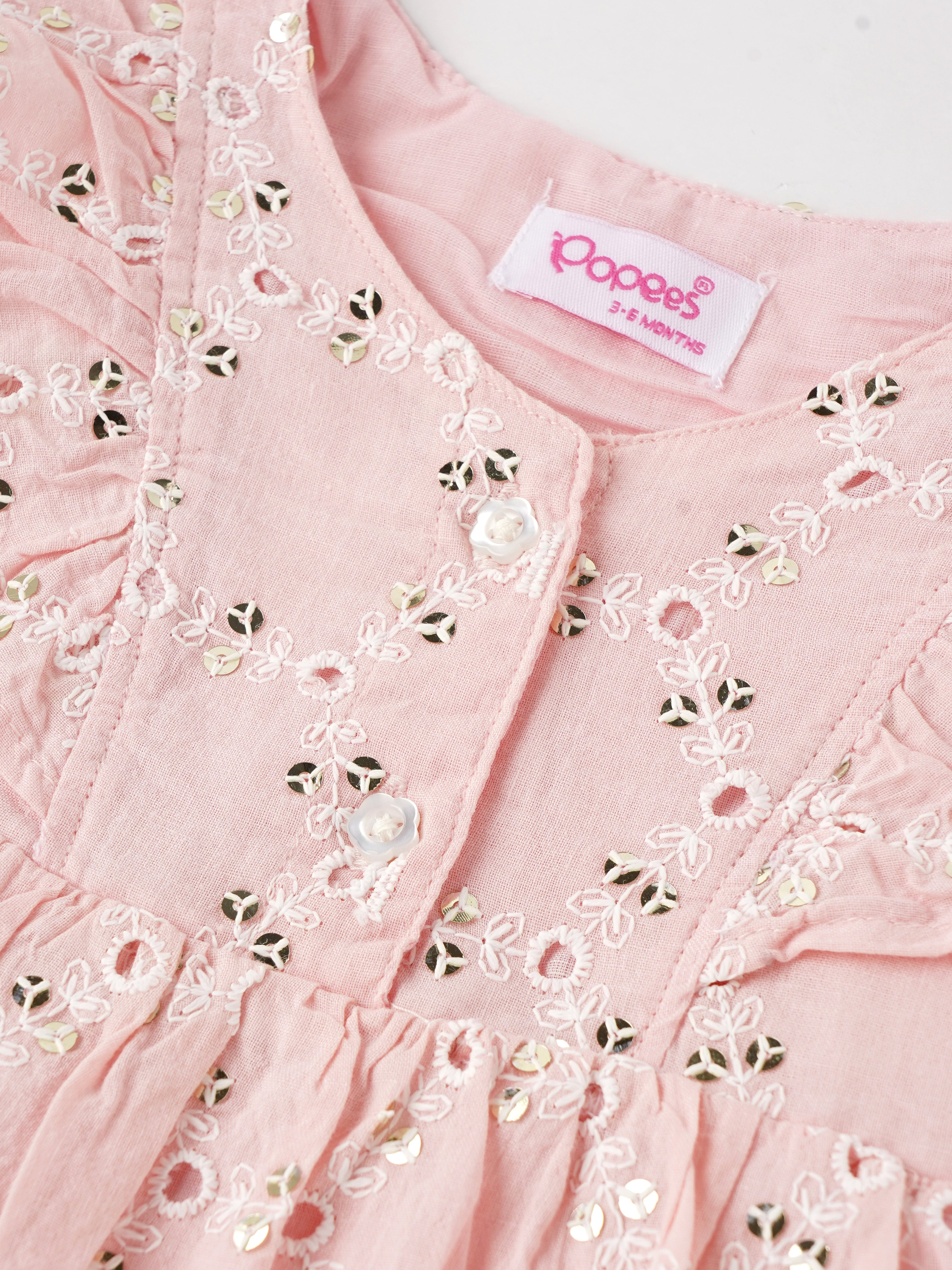 Popees Sleeveless Printed Frock (3-36 Months) for Baby Girls