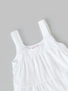 Popees Cotton Dress White Sleeveless Frock (3–18 Months) for Baby Girl