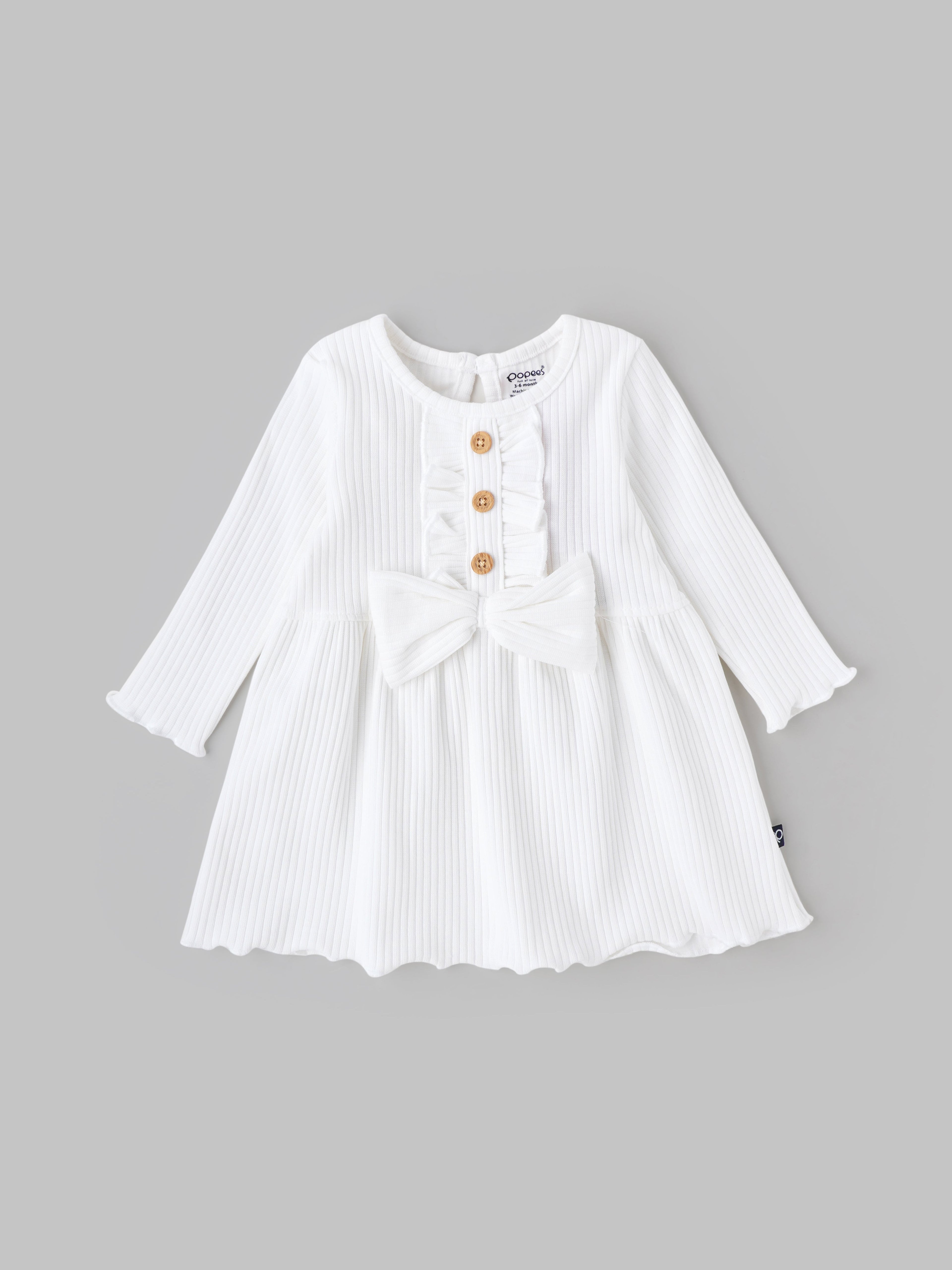 Popees Trendy & Comfy Full Sleeve Cotton Dress (3–18 Months) for Baby Girl