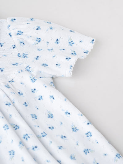 Popees Printed Short Sleeve Back Open Dress (3-36 Months) for Baby Girls