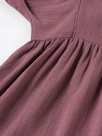 Popees Stylish Half Sleeve Back Half Open Dress (3–24 Months)for Baby Girls