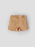 Popees Baby Girls Cotton Shorts | Beige | 3 Months To 24 Months