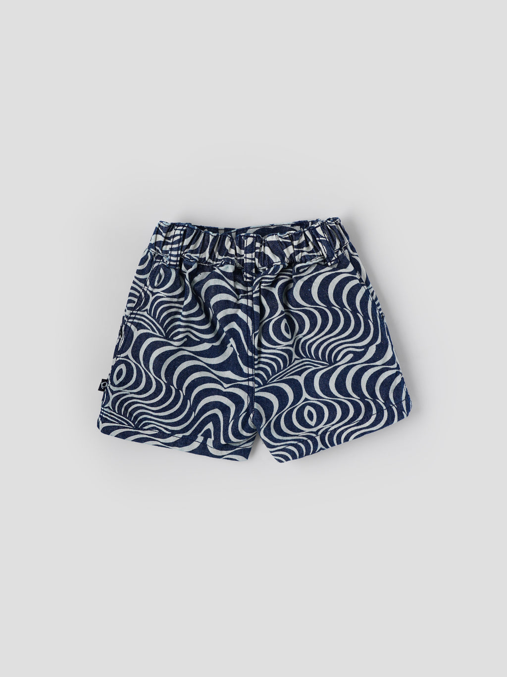 Popees Baby Girls Denim Cotton Shorts| Navy Blue| 3-36 Months