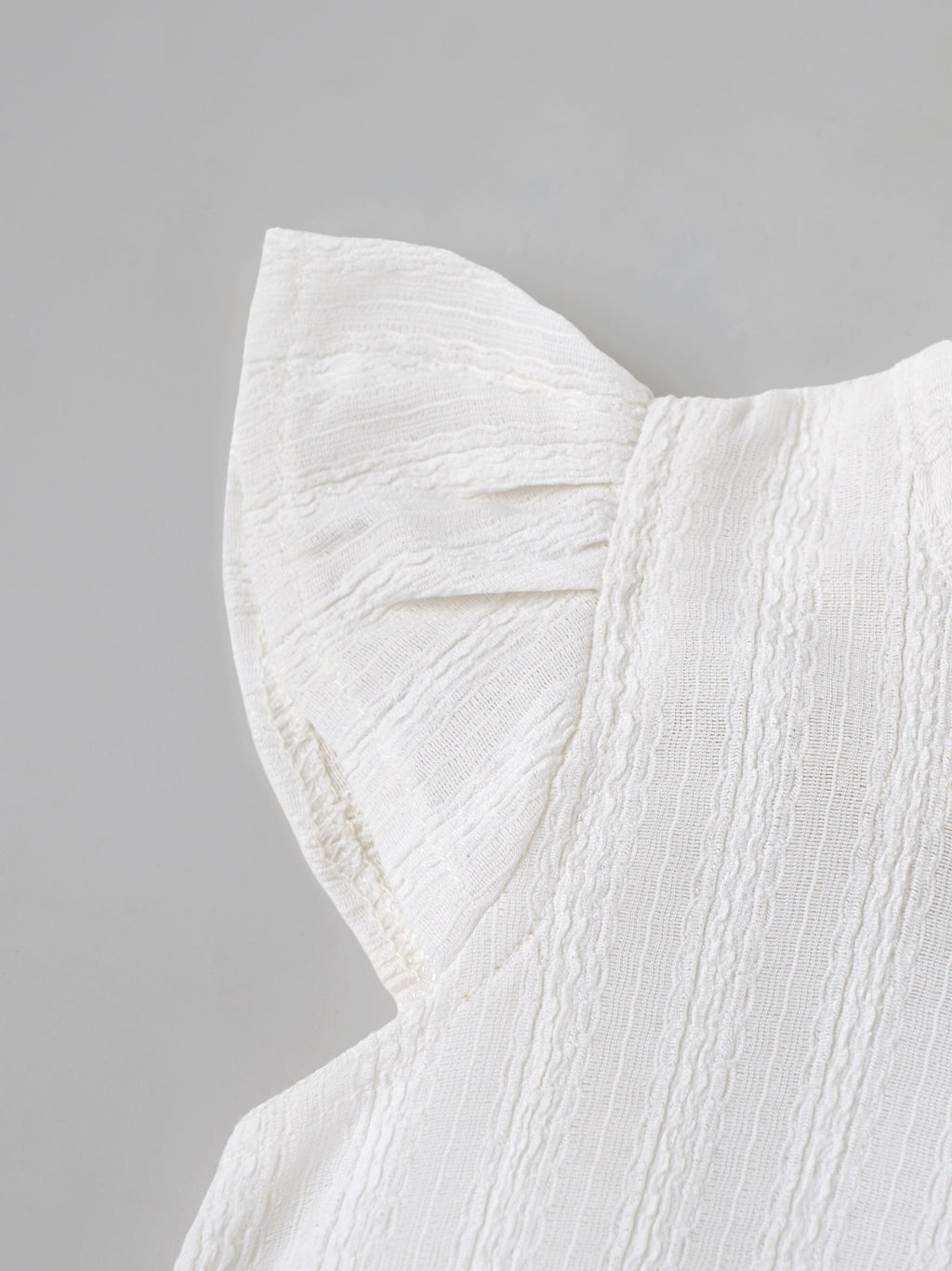 Popees Soft & Elegant White Ruffle Top (3–36 Months)for Baby Girls