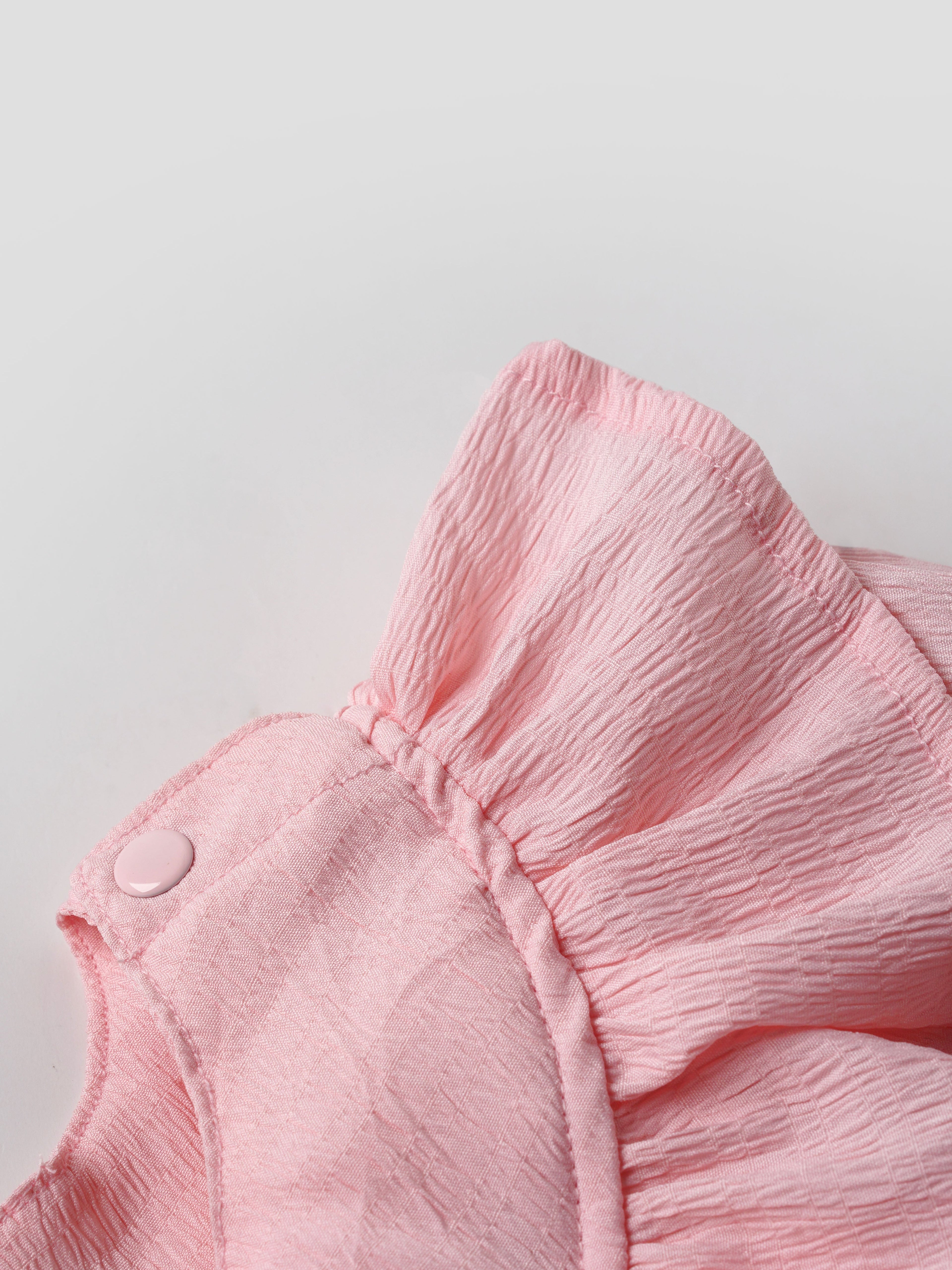 Popees Full Sleeve Ruffle Neck (3–36 Months) Soft & Stylish Top for Baby Girls
