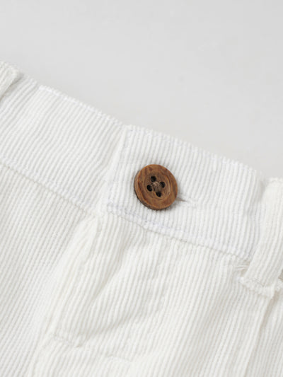 Popees Soft & Stylish Ribbed Corduroy Cargo Pants with Elastic Waist (3-24 Months)for Baby Girls