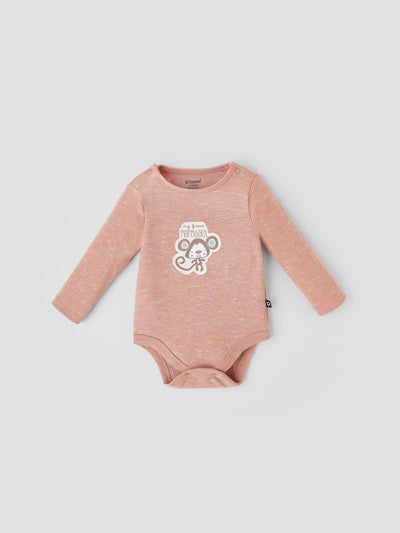 Popees Comfy Chest-Print Bodysuit (0–9 Months) for Baby Boys