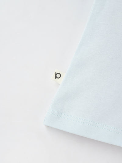 Popees Boys Short Sleeve Front Open Jhabla Top (0-6 Months) Made of Organic Bamboo Cotton Fabric