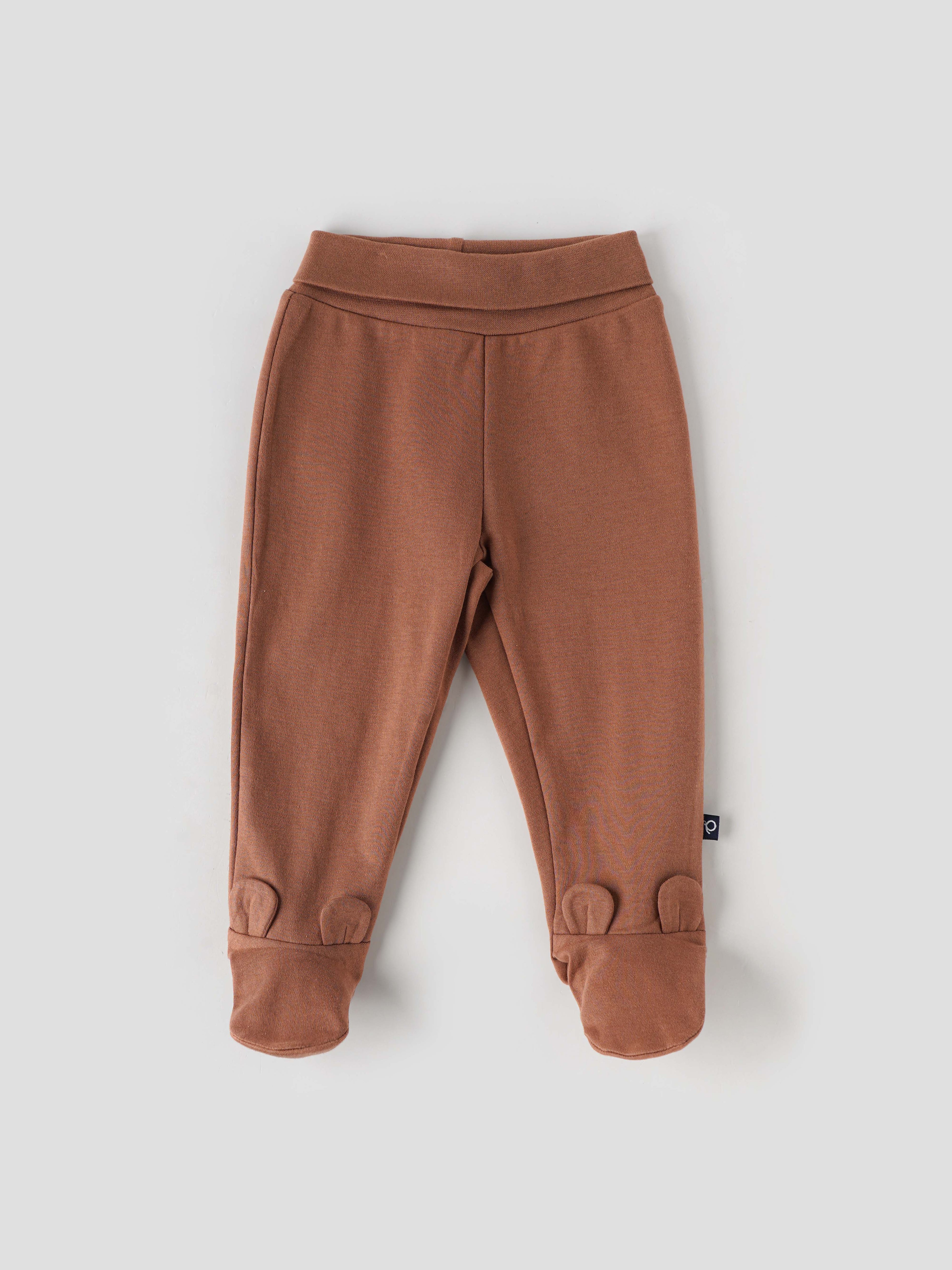Popees Soft & Comfy Footed Pants (0–9 Months) for Newborn Babies