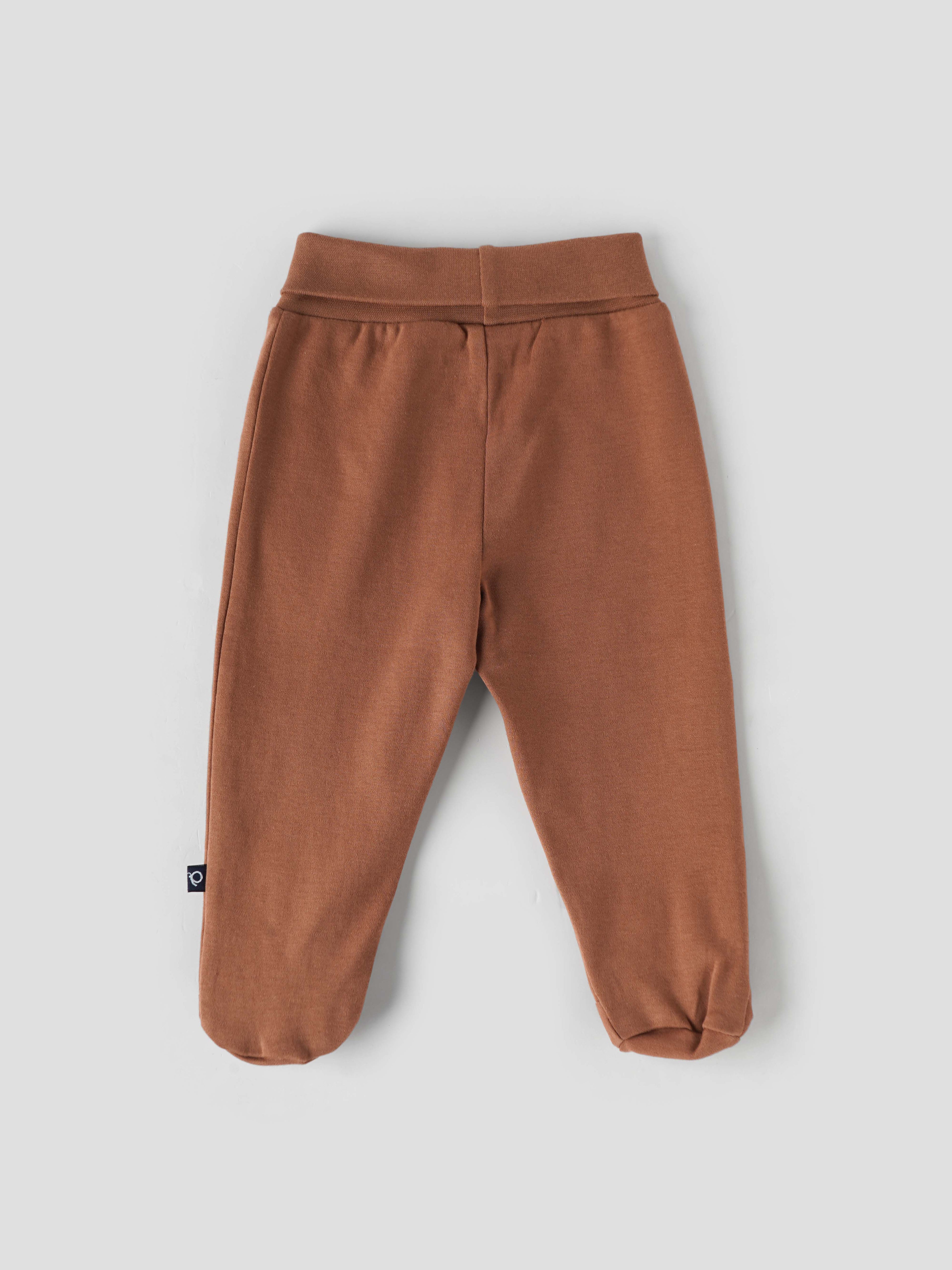Popees Soft & Comfy Footed Pants (0–9 Months) for Newborn Babies