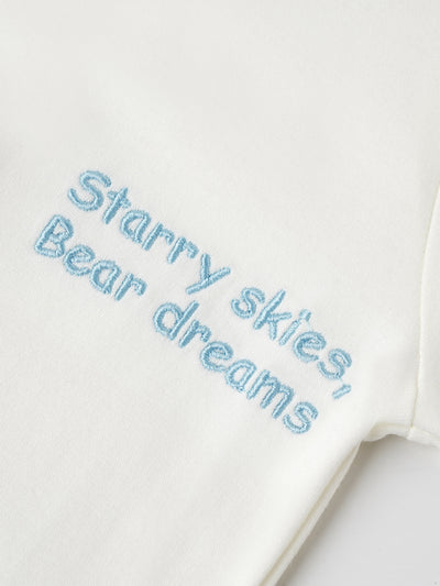 Popees Boys Short-Sleeve Front Open Romper (0-6 Months) Made of Organic Bamboo Cotton Fabric