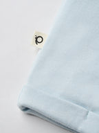 Popees Boys Half-Sleeve Front Open Romper (0-6 Months) Made of Organic Bamboo Cotton Fabric