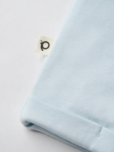 Popees Boys Half-Sleeve Front Open Romper (0-6 Months) Made of Organic Bamboo Cotton Fabric