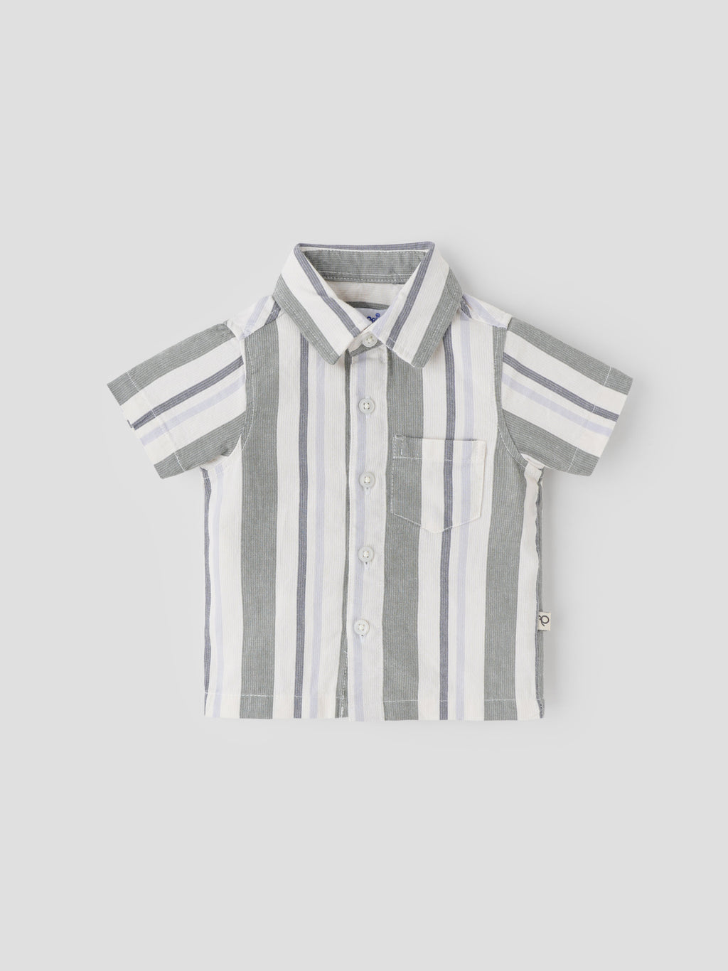 Popees Fashionable Striped Shirt Comfortable Fit (0–9 Months) for Baby Boys