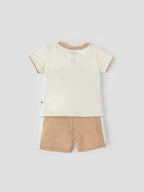 Popees Baby Boys' Co-ord Set (0–9 Months) – Soft & Stylish Wear