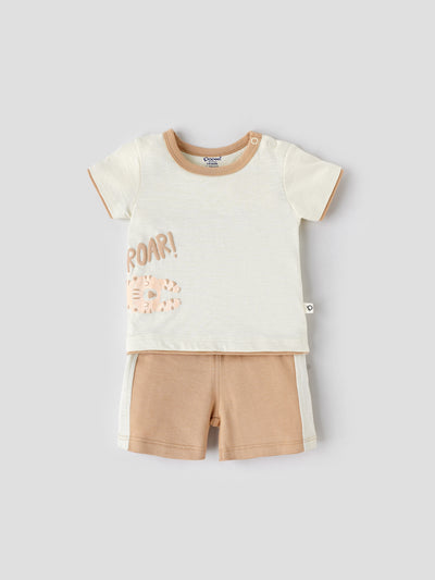Popees Baby Boys' Co-ord Set (0–9 Months) – Soft & Stylish Wear
