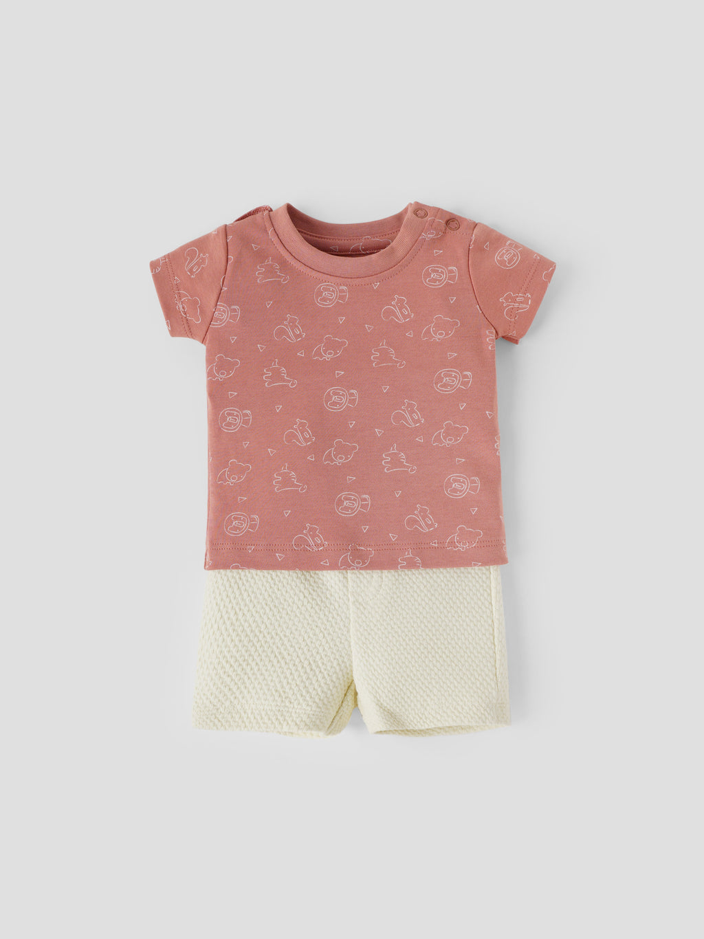 Popees Cotton Co-ord Set for Baby Boys (0–9 Months) – Comfy & Cute Outfit