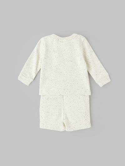 Popees Baby Co-Ord Set Full Sleeve Top & Shorts with Fun Van PrintSoft & Cozy Everyday Wear (0–9 Months) for Baby Boys