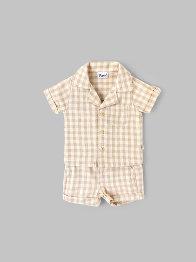 Popees Soft & Cozy Everyday Wear Co-Ord Set (0–9 Months) for Baby Boys