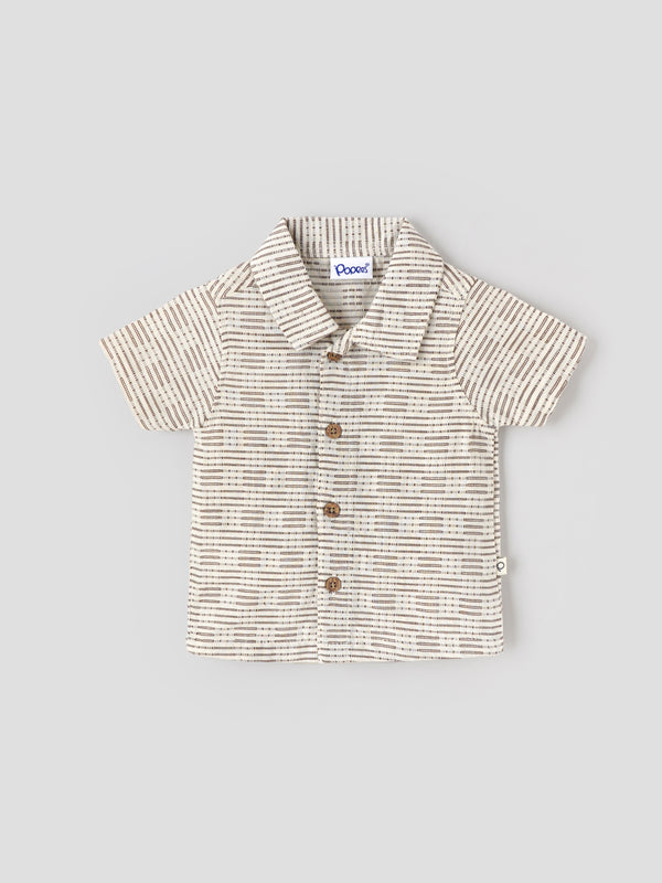 Popees Stylish & Comfy Printed Co-Ord Set Shirt(0-9 Months) for Baby Boys