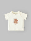 Popees Soft Cotton T-Shirt Cute Teddy Bear Print, Gentle on Skin (0-9 Months) for Baby Boys