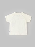 Popees Soft Cotton T-Shirt Cute Teddy Bear Print, Gentle on Skin (0-9 Months) for Baby Boys