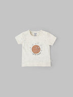 Popees Half-Sleeve T-Shirt with Chest Print (0–9 Months) for Baby Boys