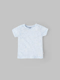 Popees Speckle Print Half Sleeve T-Shirt (0-9 Months) for Baby Boys