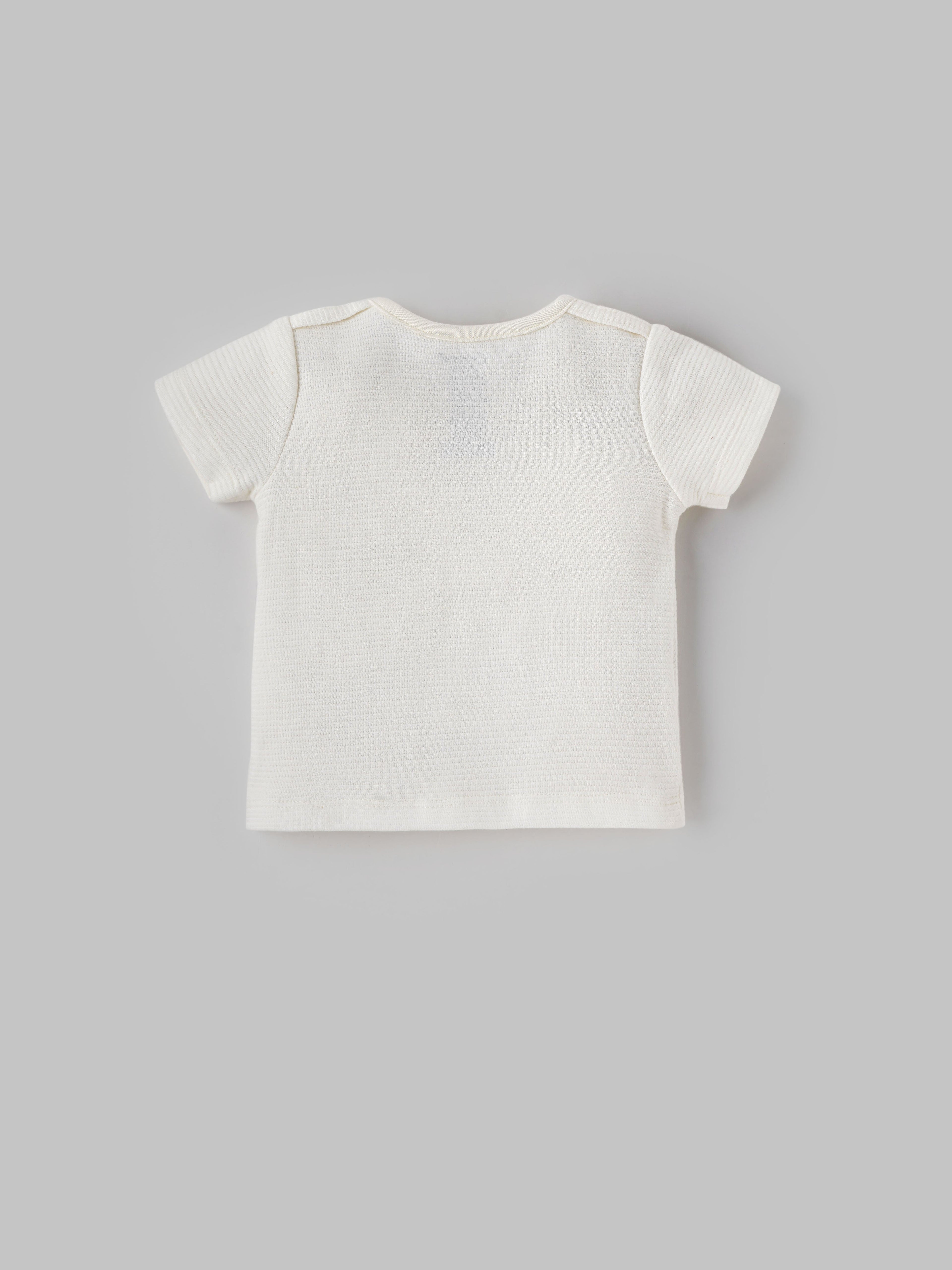 Popees Half Sleeve T-shirt (0-9 Months) for Boys