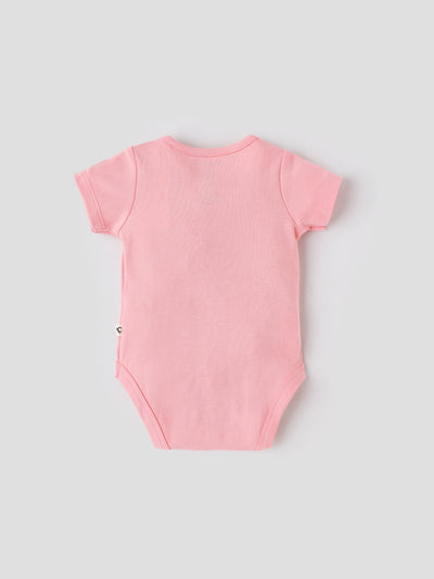 Popees Half Sleeve Bodysuit (0-3 Months) for Newborn Girls