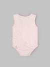 Popees Sleeve Less Front Open Bodysuit (0-6 Months) Made Of Organic Bamboo Cotton Fabric