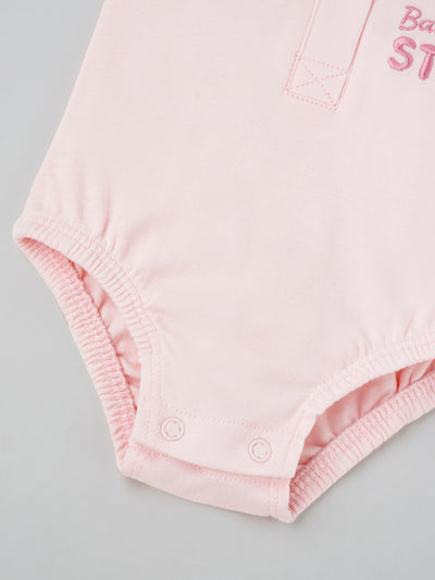 Popees Sleeve Less Front Open Bodysuit (0-6 Months) Made Of Organic Bamboo Cotton Fabric