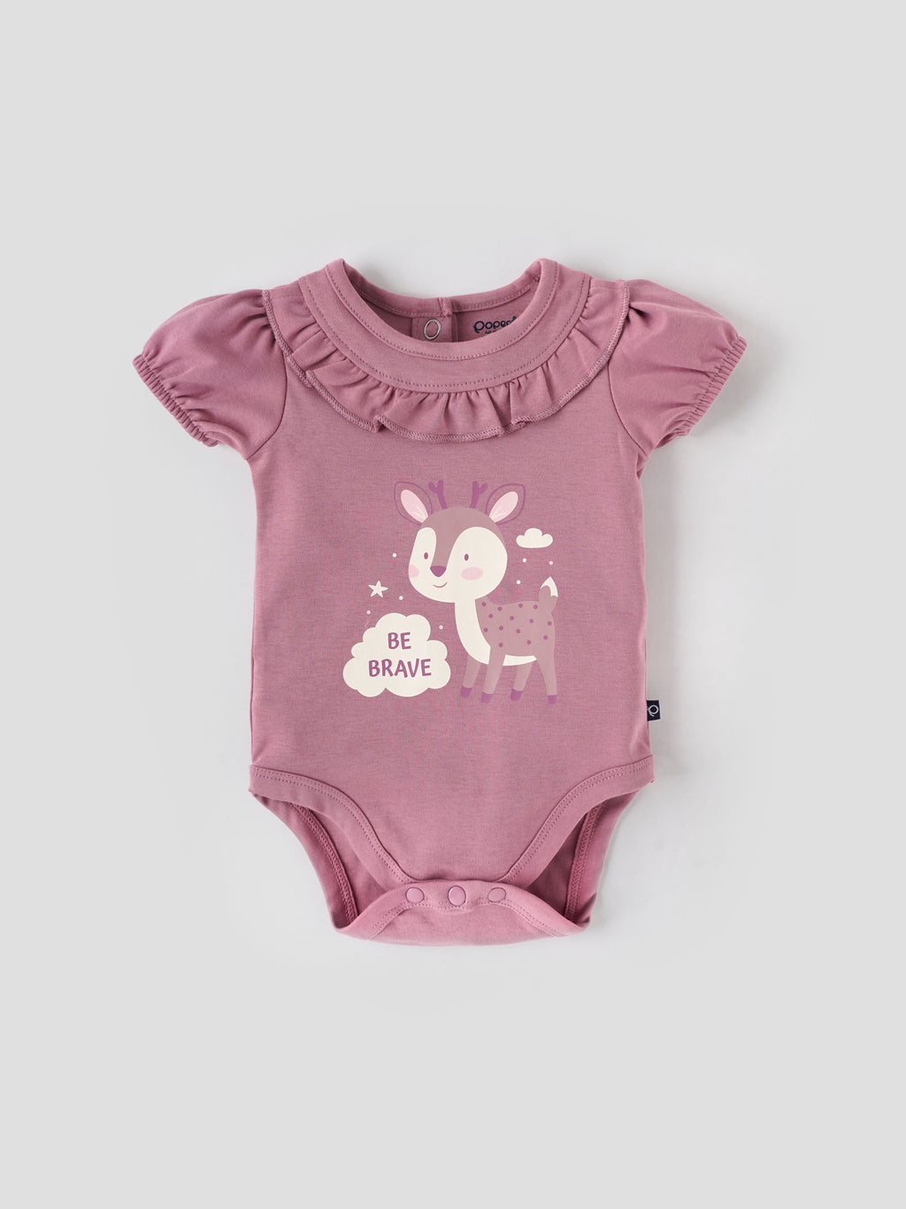 Popees Skin-friendly & Comfy Bodysuit (0-6 Months) for Newborn Baby