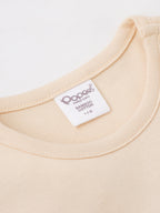 Popees Girls Short-Sleeve Shoulder Open Dress (0-9 Months) Made of Organic Bamboo Cotton Fabric