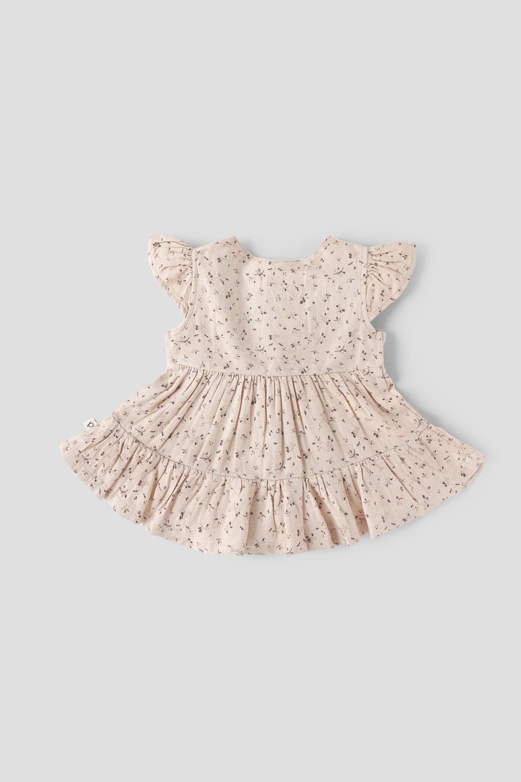 Popees Baby Girls Floral Printed Cotton Dress| Soft Summer Outfit| Newborn–9 Months