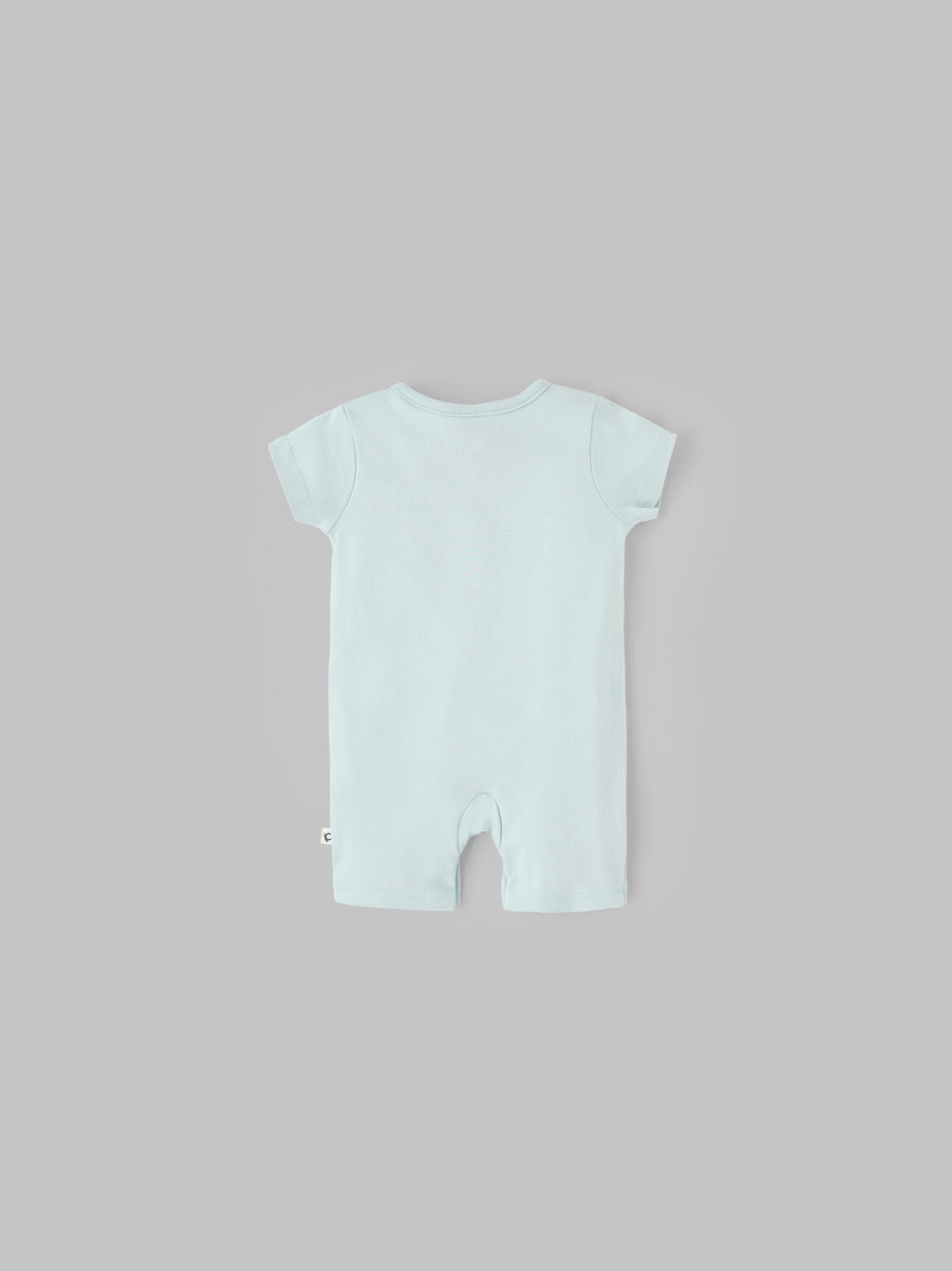 Popees Girls Short-Sleeve Front Open Romper (0-6 Months) Made of Organic Bamboo Cotton Fabric