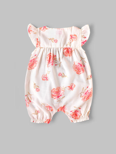 Popees Short Sleeve Romper (0–9 Months) for Baby Girls