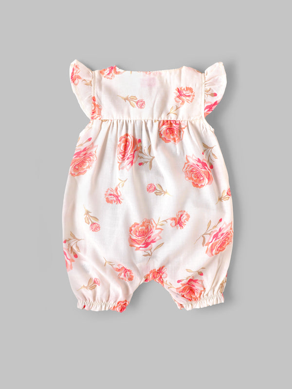 Popees Short Sleeve Romper (0–9 Months) for Baby Girls