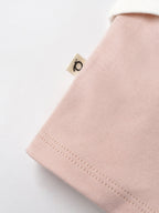 Popees Girls Short-Sleeve Front Open Co-ord Set (0-9 Months) Made of Organic Bamboo Cotton Fabric