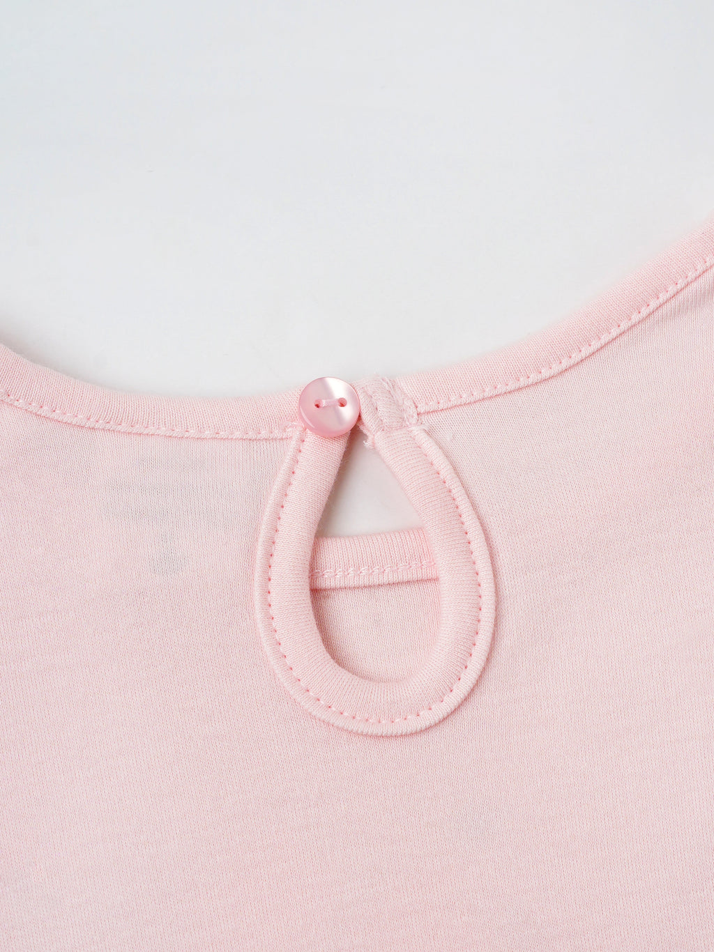 Popees Short Sleeve Back Open Co-ord Set (0-9 Months)For Girls Made of Organic Bamboo Cotton Fabric