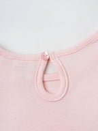 Popees Short Sleeve Back Open Co-ord Set (0-9 Months)For Girls Made of Organic Bamboo Cotton Fabric