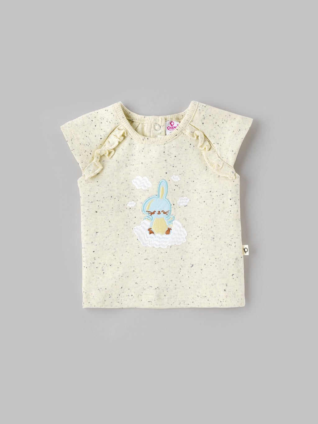 Popees Cap Sleeve Back Open Top (0-9 Months) for Baby Girls