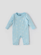 Popees Soft & Stylish All-Over Printed Full Sleeve Romper (0–6 Months) for Baby Boys