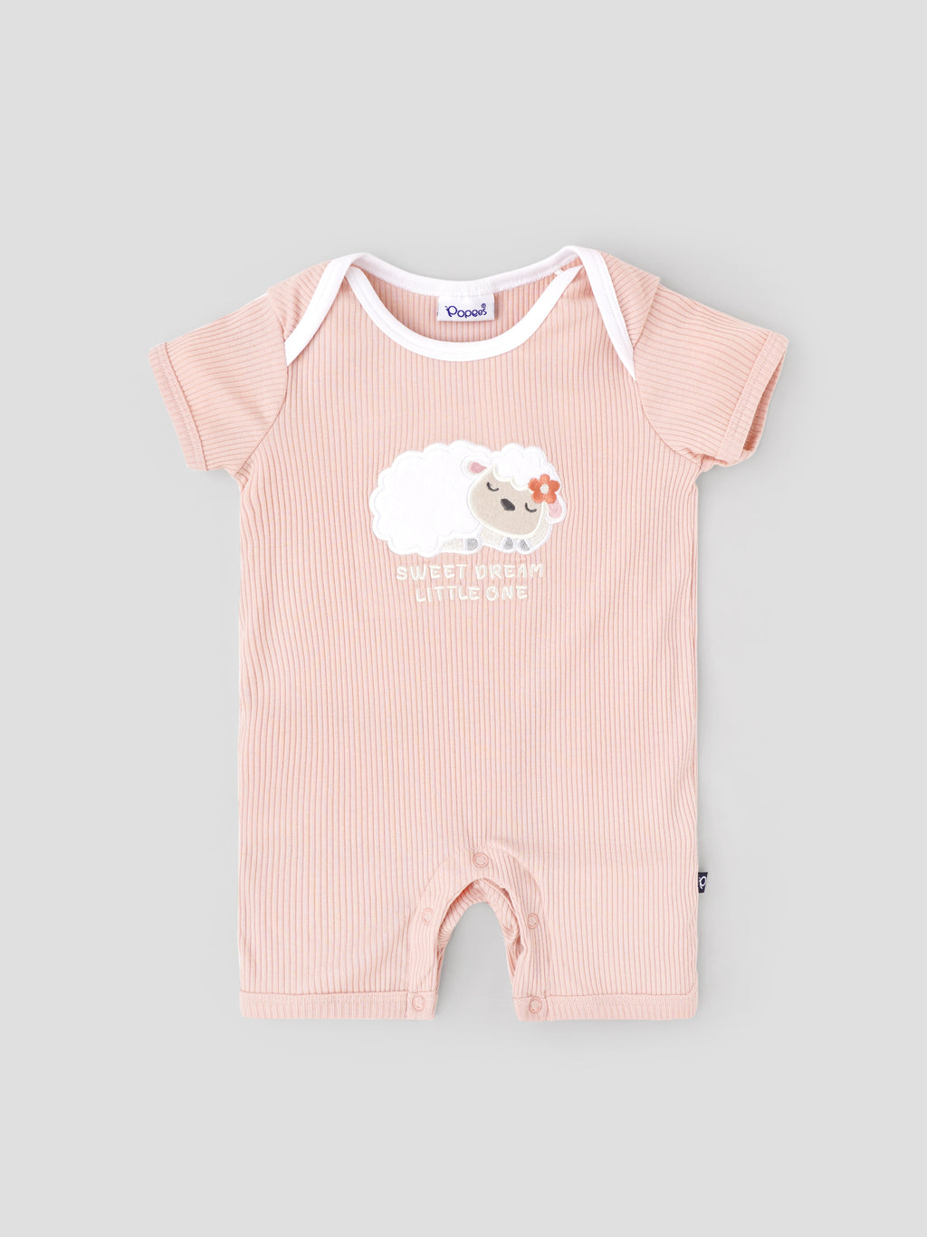 Popees Chest Printed Romper (0–6 Months) For Newborn Babies