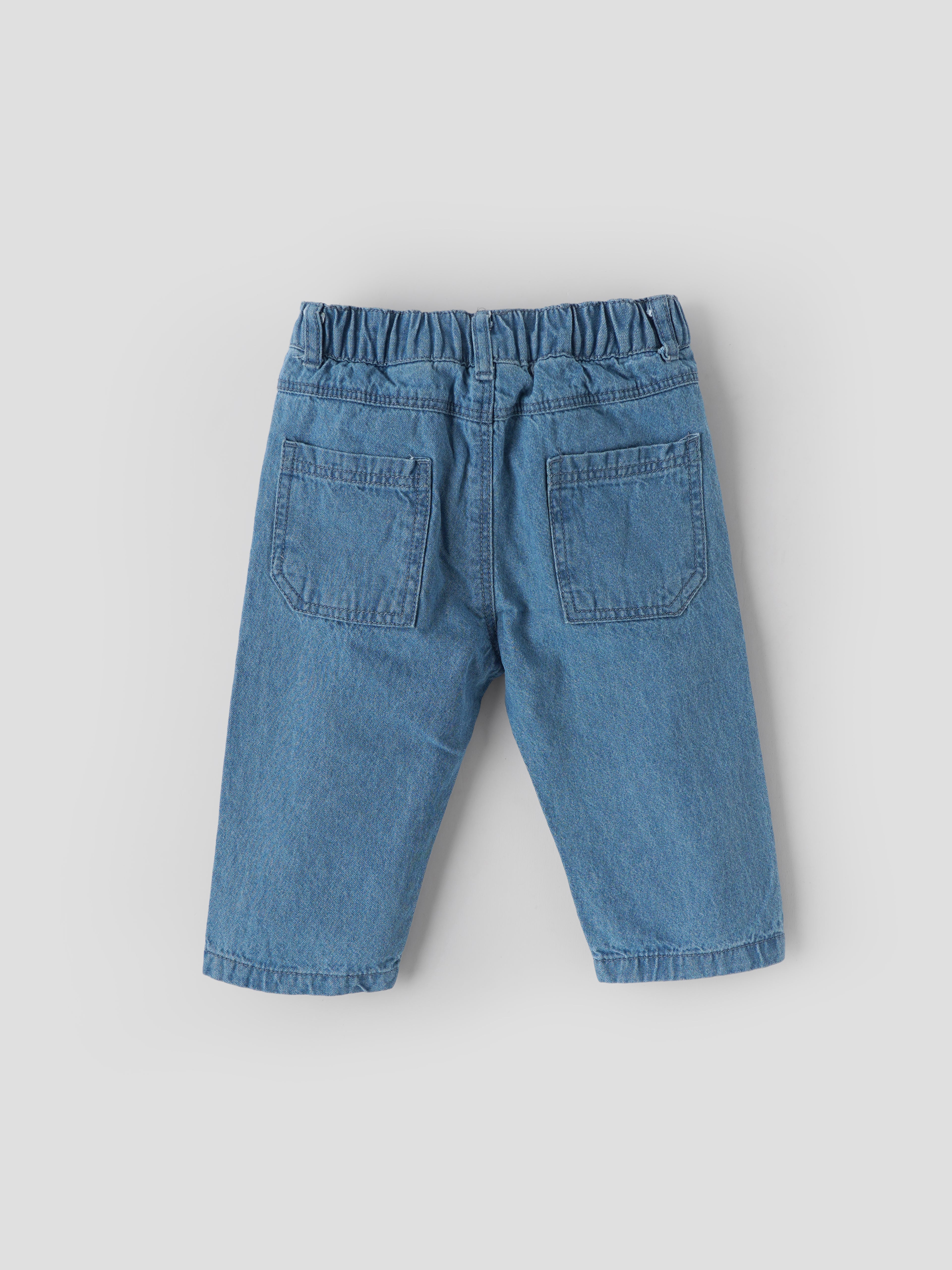 Popees Baby Boys Denim Jeans | Light Blue | 9 Months to 4 Years